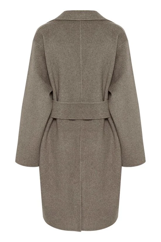 Inwear YillaIW Short Coat Sandy Grey Melange - Image 5
