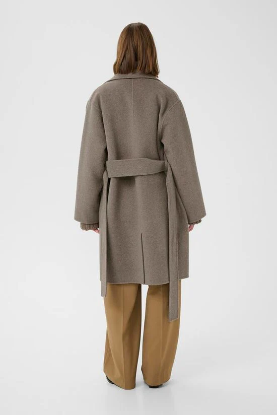 Inwear YillaIW Short Coat Sandy Grey Melange - Image 6