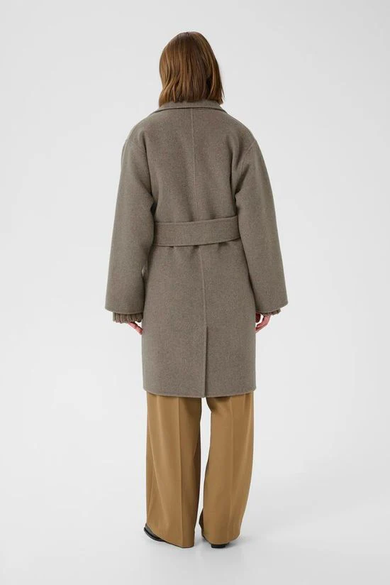 Inwear YillaIW Short Coat Sandy Grey Melange - Image 7