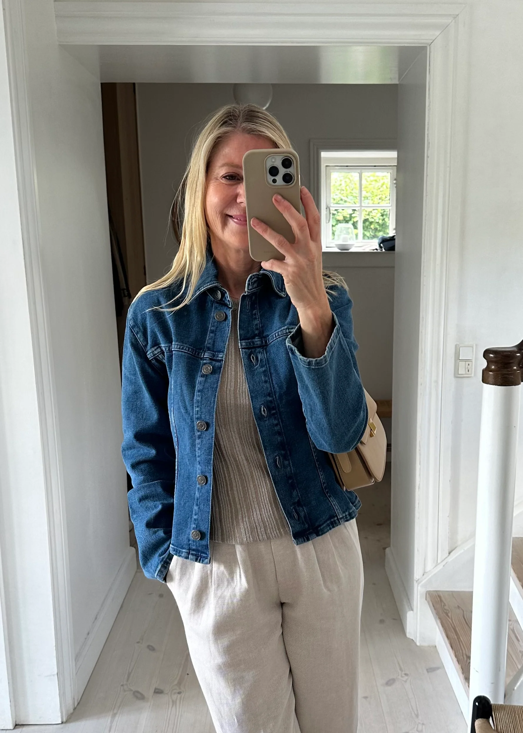 Modström IsoldeMD solid jacket Distressed Blue - Image 5