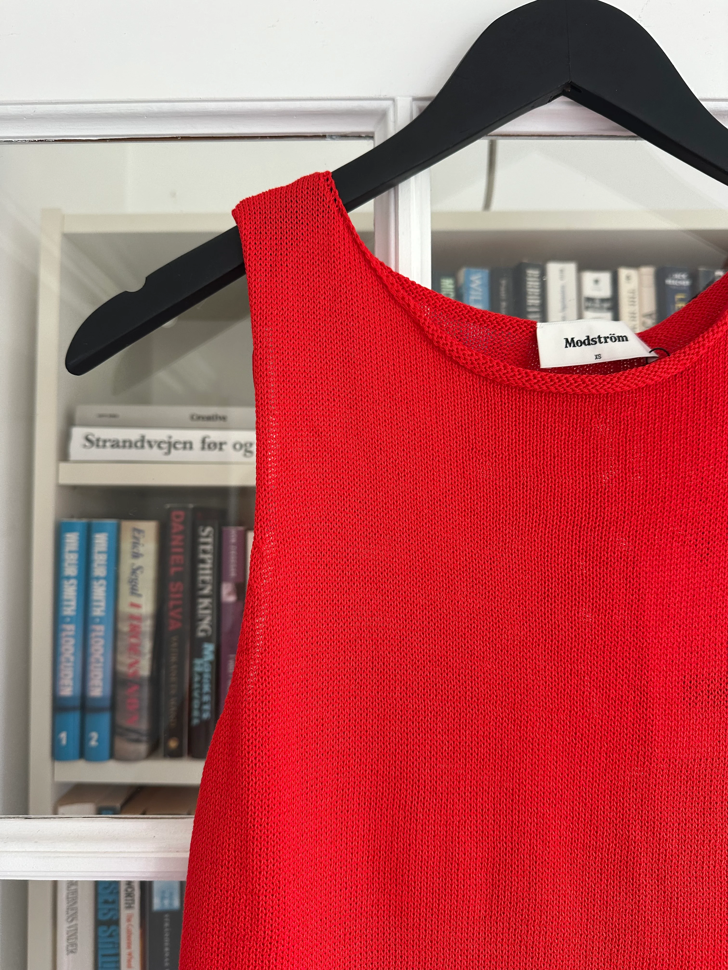 Modström IvonneMD tank top Fire Red - Image 5