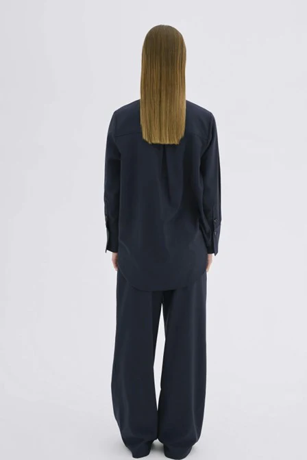 My Essential Wardrobe JaneMW Shirt Total Eclipse (navy) - Image 8