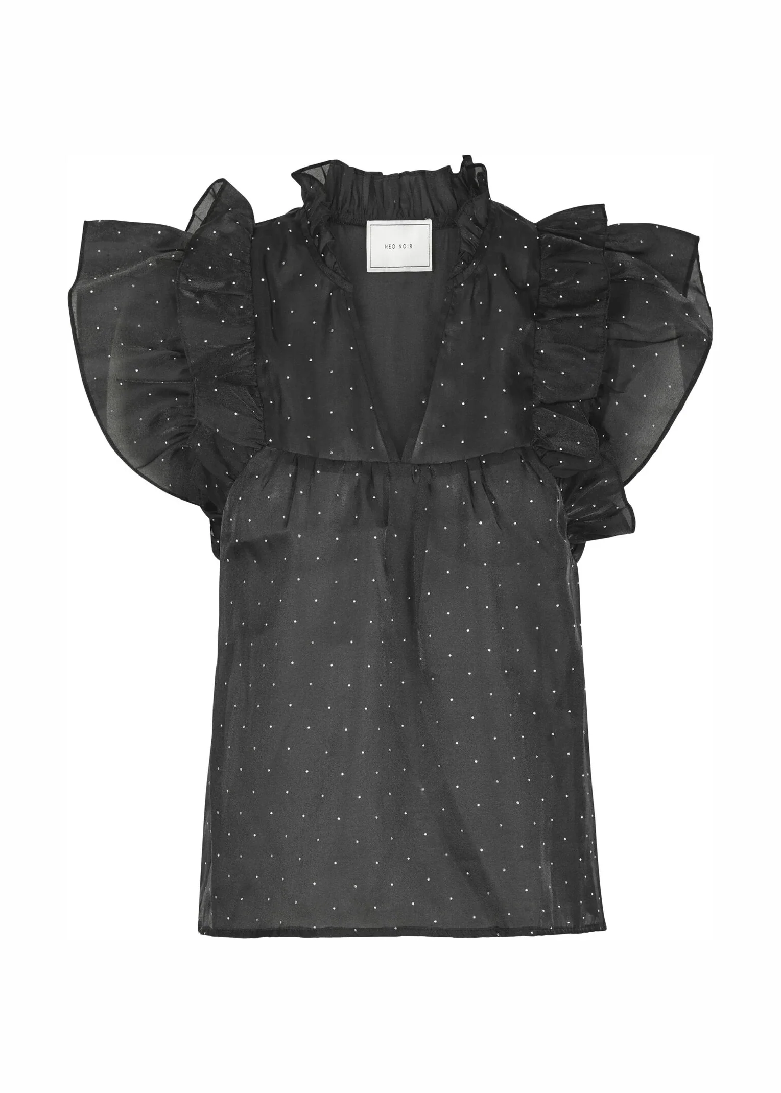 Neo Noir Jayla Bedazzled Top Black - Image 5
