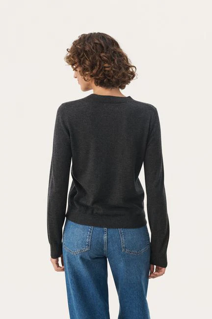 Part Two JaylynPW Pullover Dark Grey Melange (mørkegrå) - Image 3