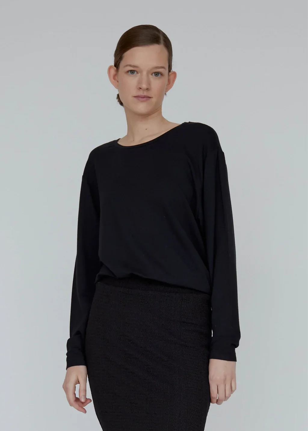 Basic Apparel Joline LS Tee Black - Image 4
