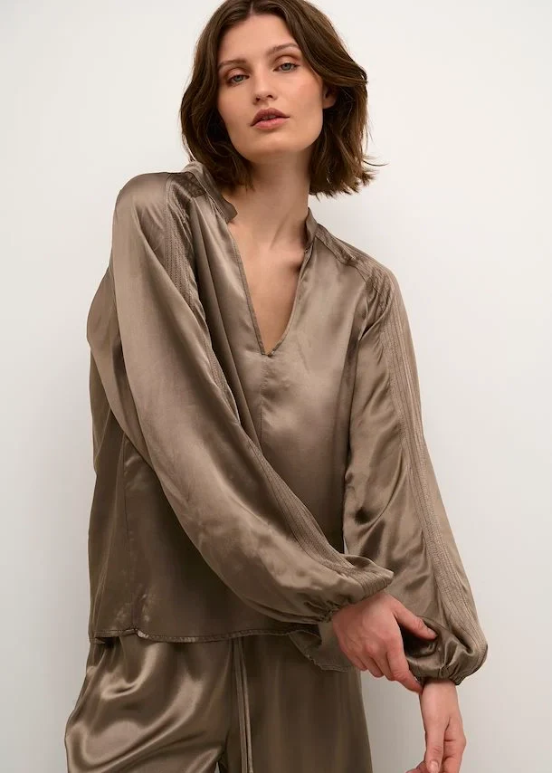 Karen by Simonsen JustyKB Blouse Walnut - Image 5