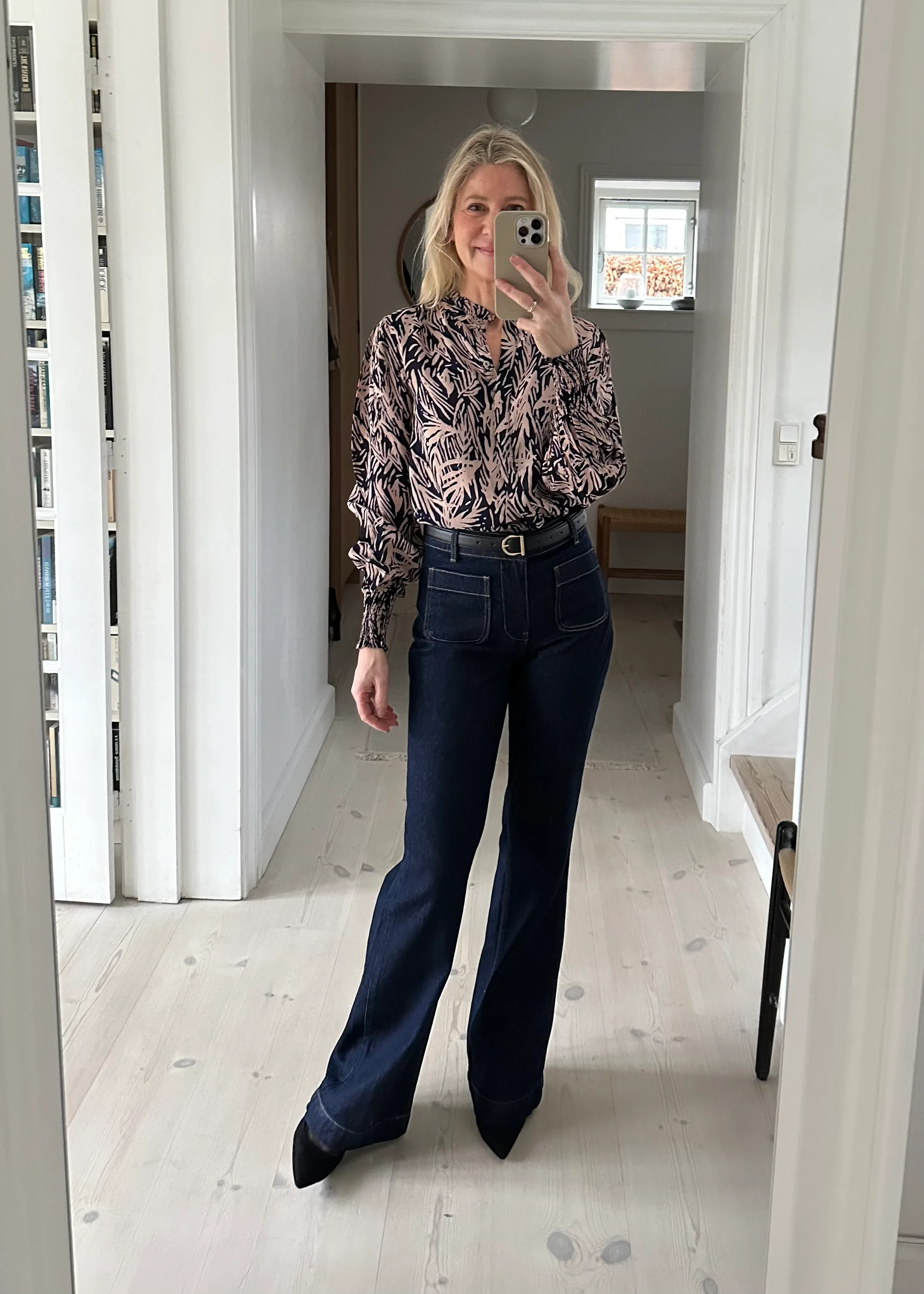 Neo Noir Kala Breeze Blouse Navy - Image 4