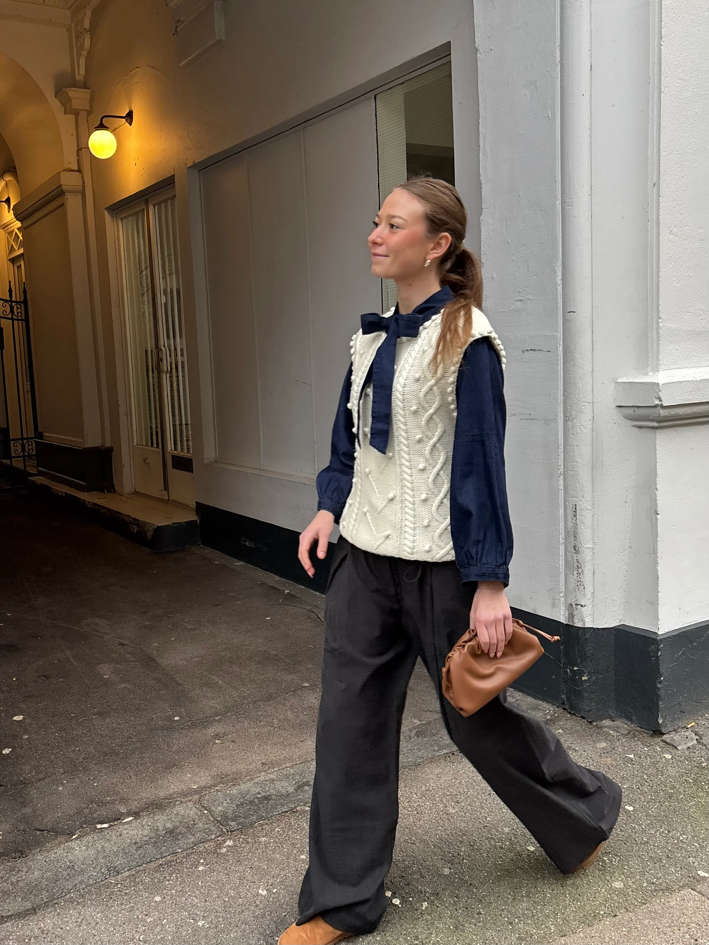Sofie Schnoor KamelaSW Vest off-white - Image 3