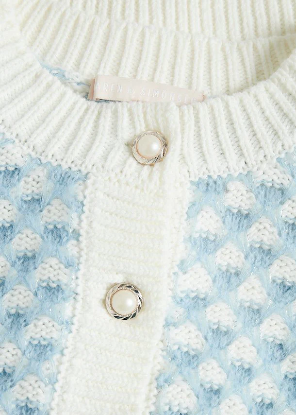 Karen by Simonsen CattieKB Cardigan Egret - Image 4