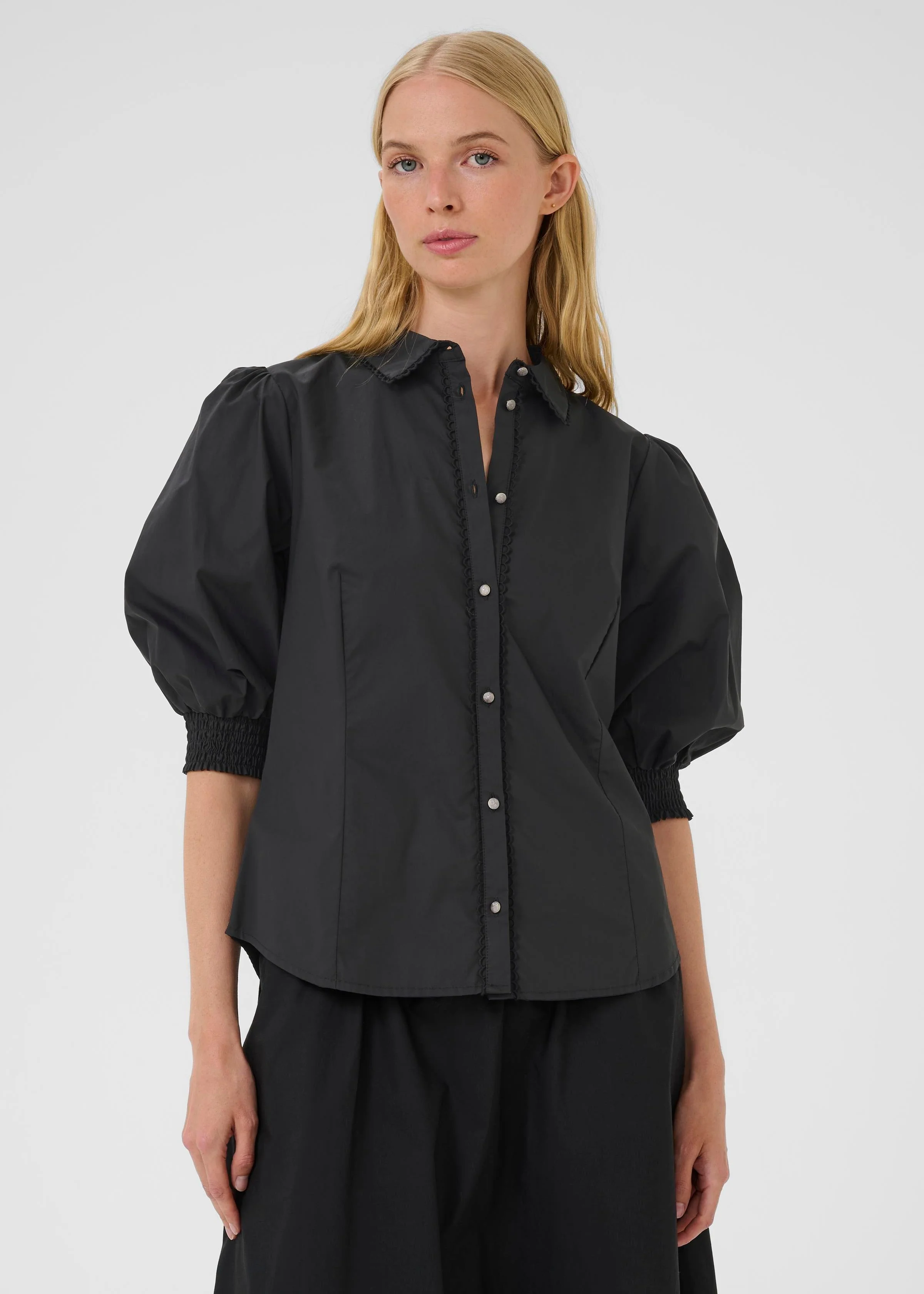 Karen By Simonsen ChillyKB blouse Meteorite (sort) - Image 5