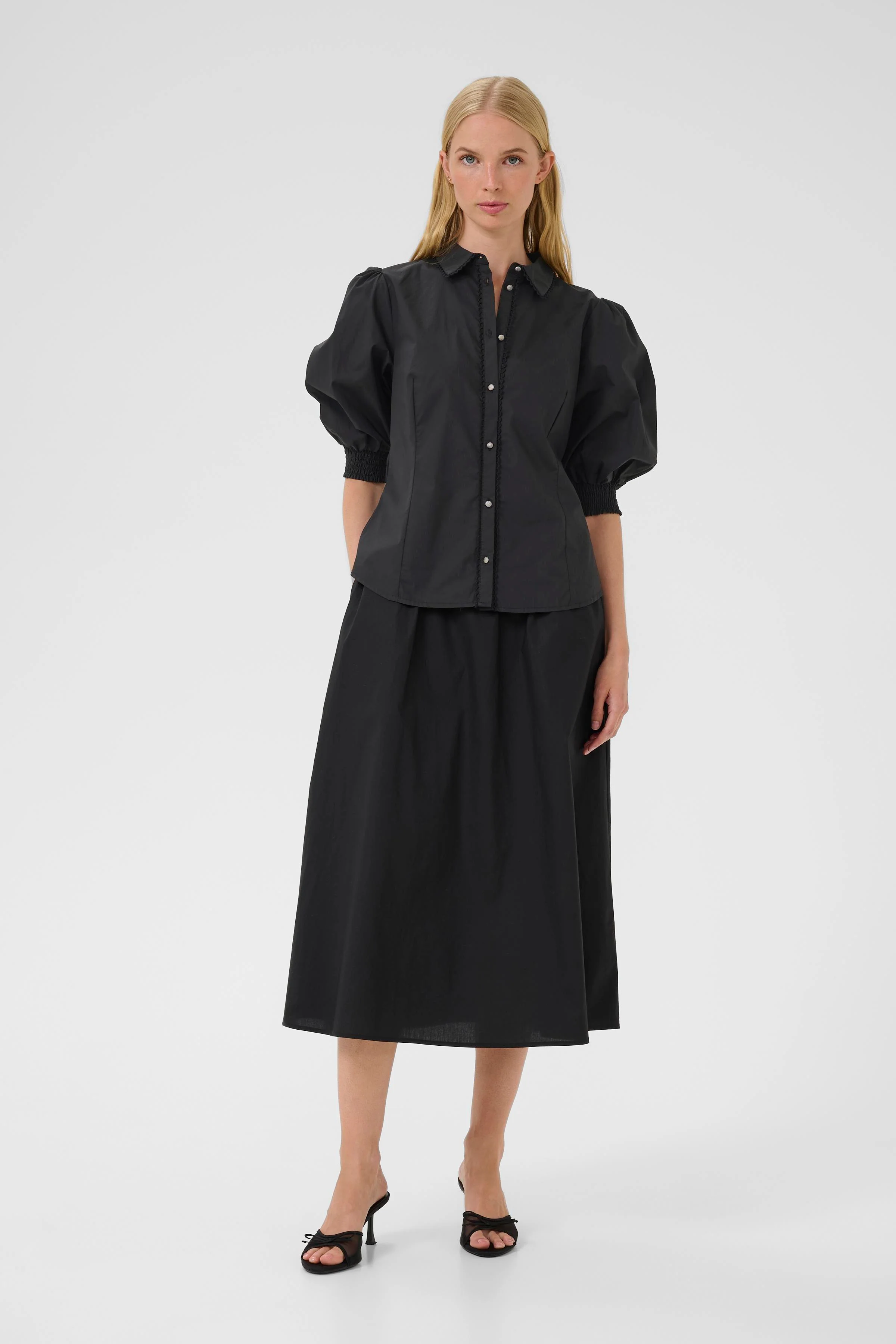 Karen By Simonsen ChillyKB blouse Meteorite (sort) - Image 7