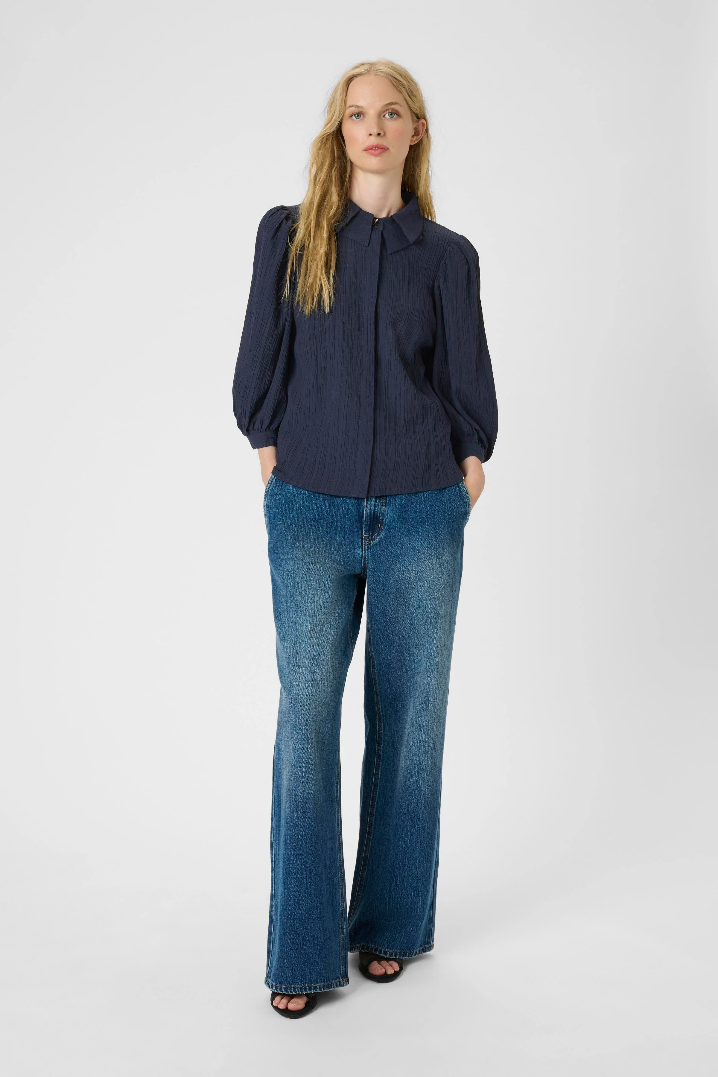 Karen by Simonsen FrostyKB Blouse navy - Image 3