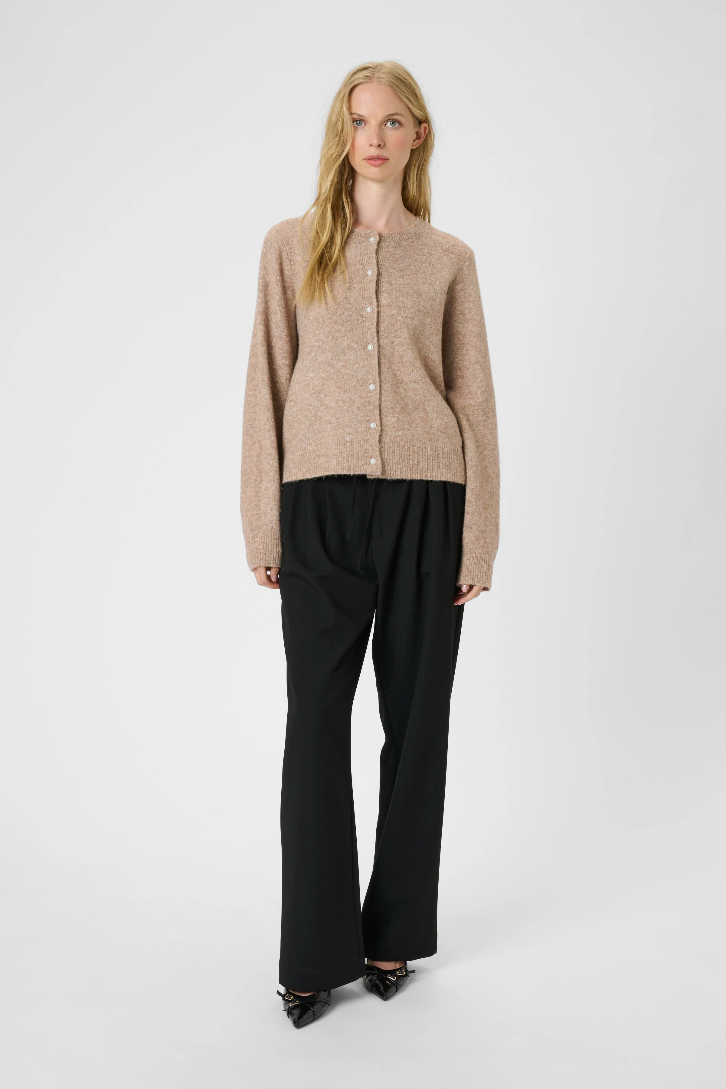 Karen by Simonsen KBNoabelle Plain Cardigan walnut - Image 4