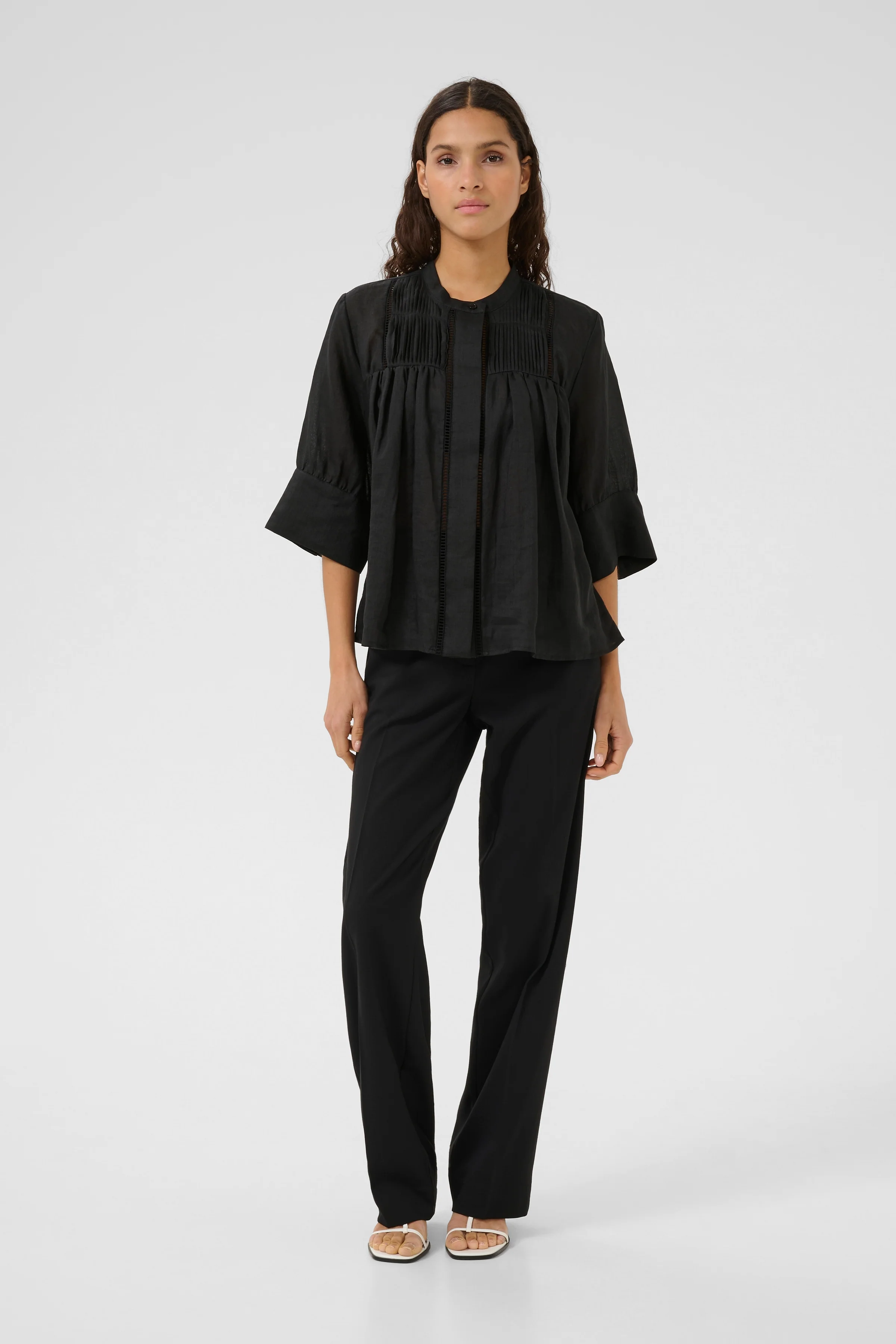 Karen by Simonsen KBOmmi Vilde Blouse Black - Image 3