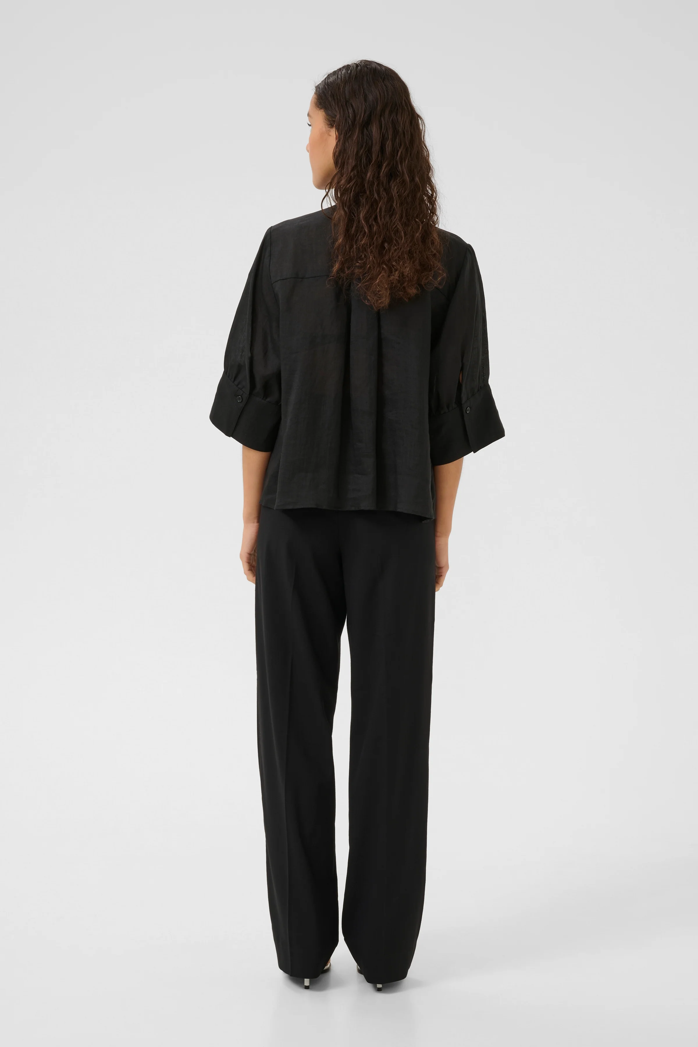 Karen by Simonsen KBOmmi Vilde Blouse Black - Image 6