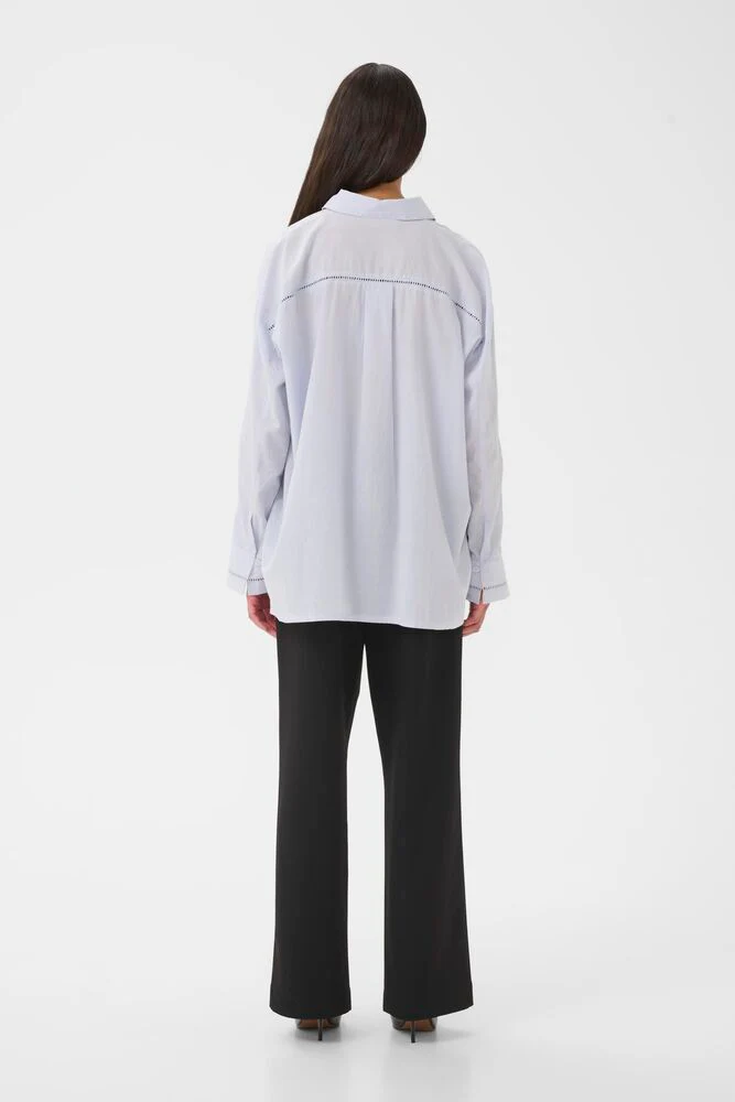 Karen By Simonsen KBOmmi Vilde Shirt Heather (lyseblå) - Image 3