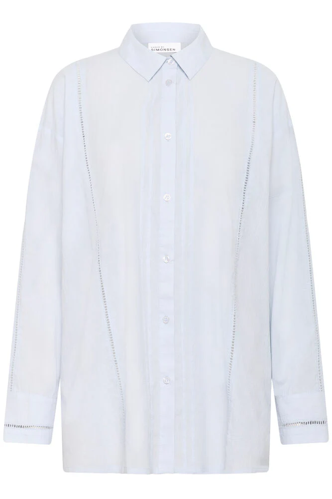 Karen By Simonsen KBOmmi Vilde Shirt Heather (lyseblå) - Image 5