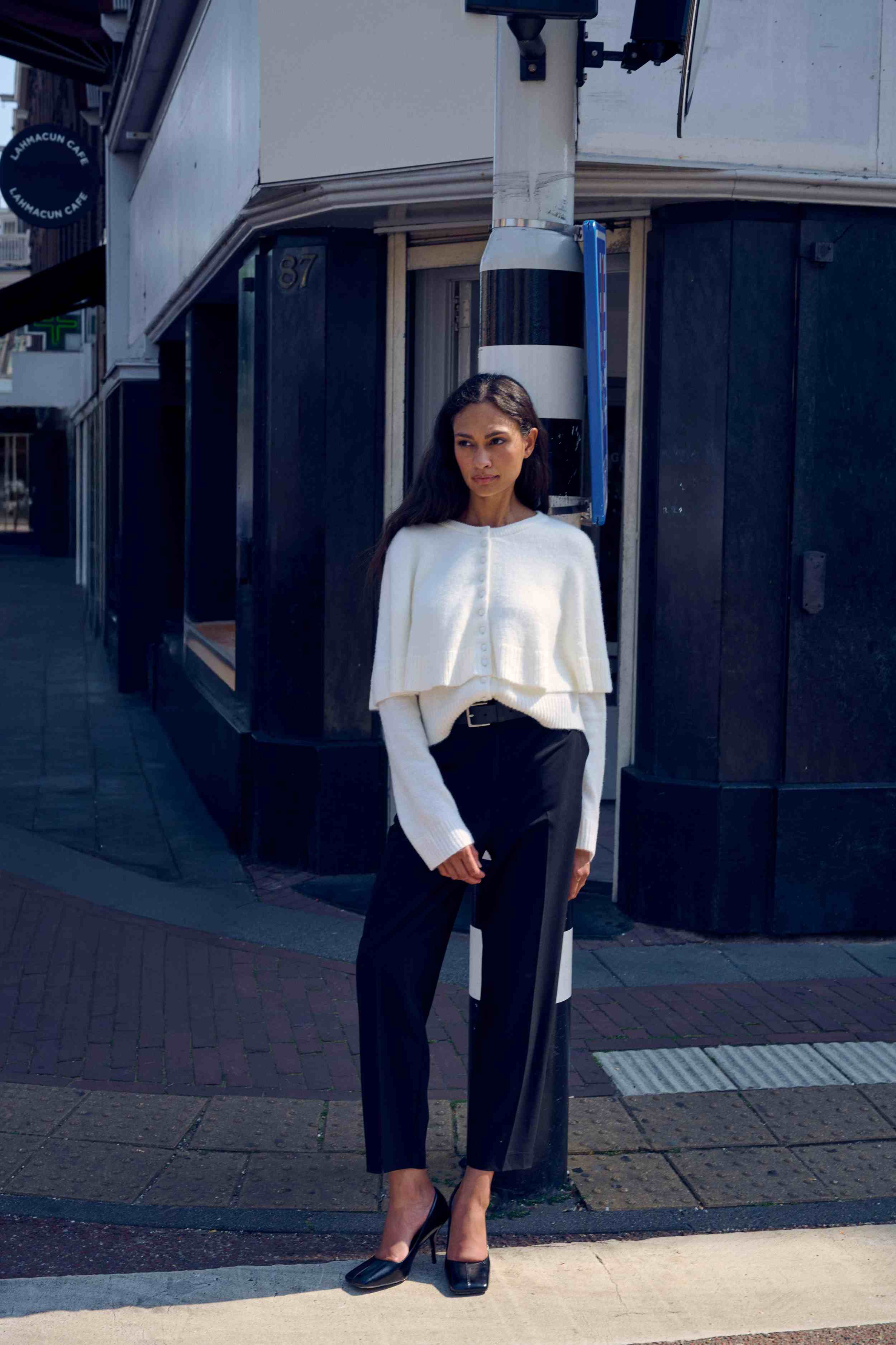 Karen by Simonsen KBRo Solid Milano Pants Carrot Meteorite (black) - Image 3