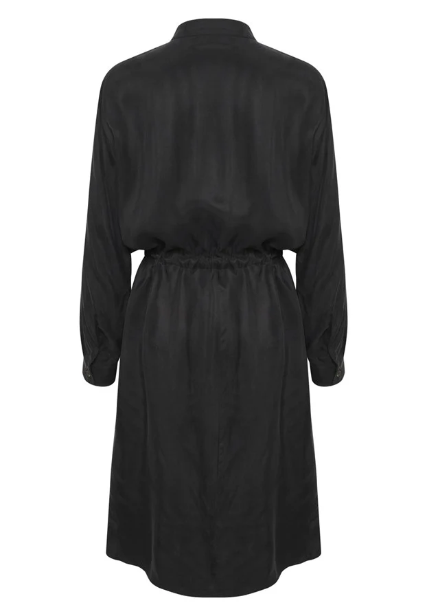 Karen by Simonsen Misty Solid Dress Metrorite (sort) - Image 6