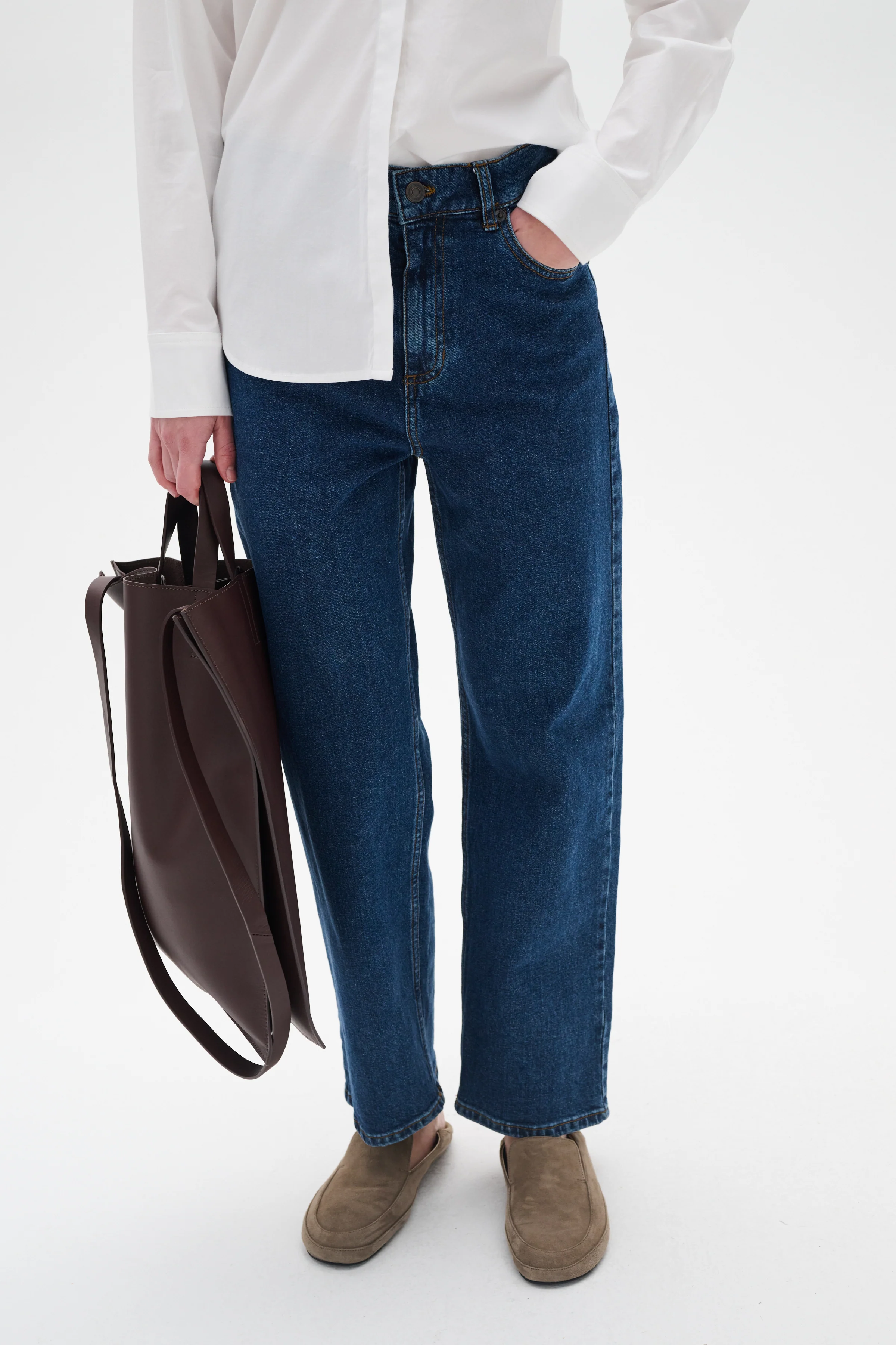 Inwear KatelinIW Janice Straight Jeans Blue Denim - Image 2