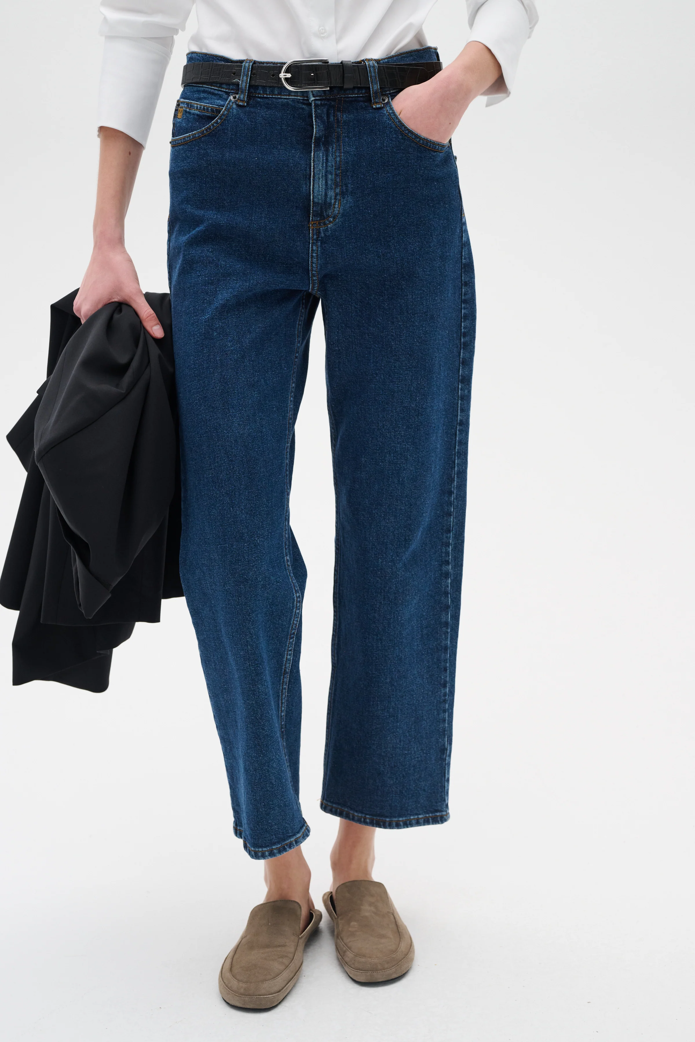 Inwear KatelinIW Janice Straight Jeans Blue Denim - Image 3