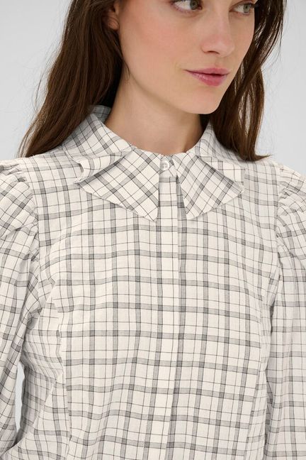 Karen by Simonsen KBAlexandra Frosty Blouse Check - Image 3