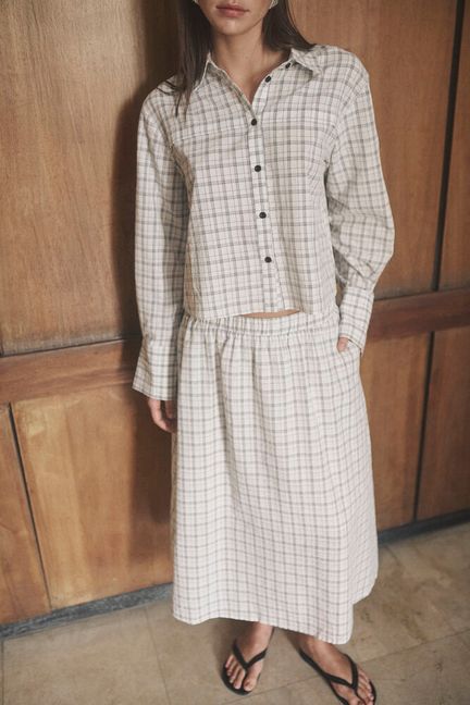 Karen by Simonsen KBAlexandra Skjorte Alexandra Check - Image 6