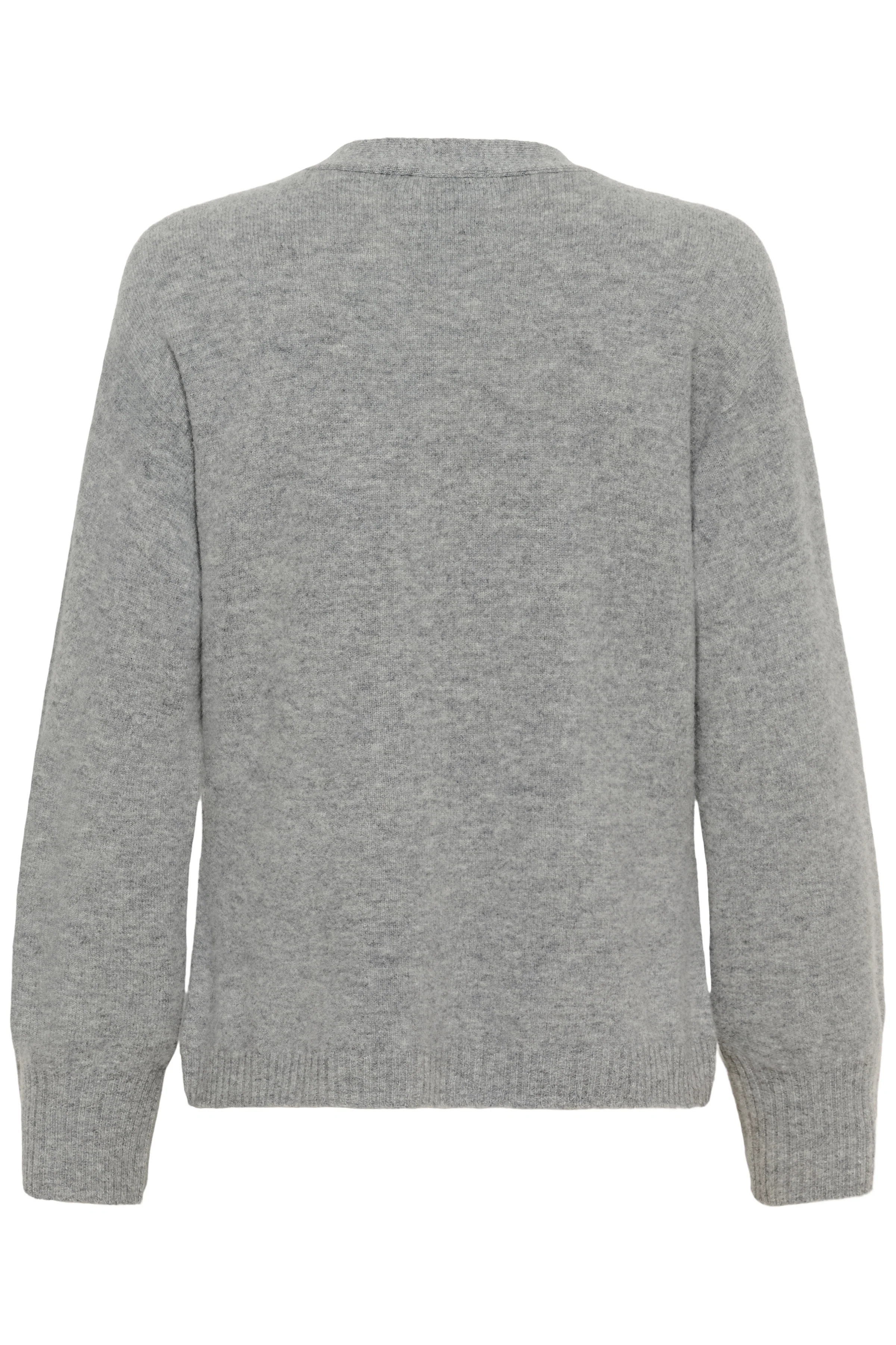 Karen by Simonsen KBAnemone Cardigan Medium Grey Melange - Image 10