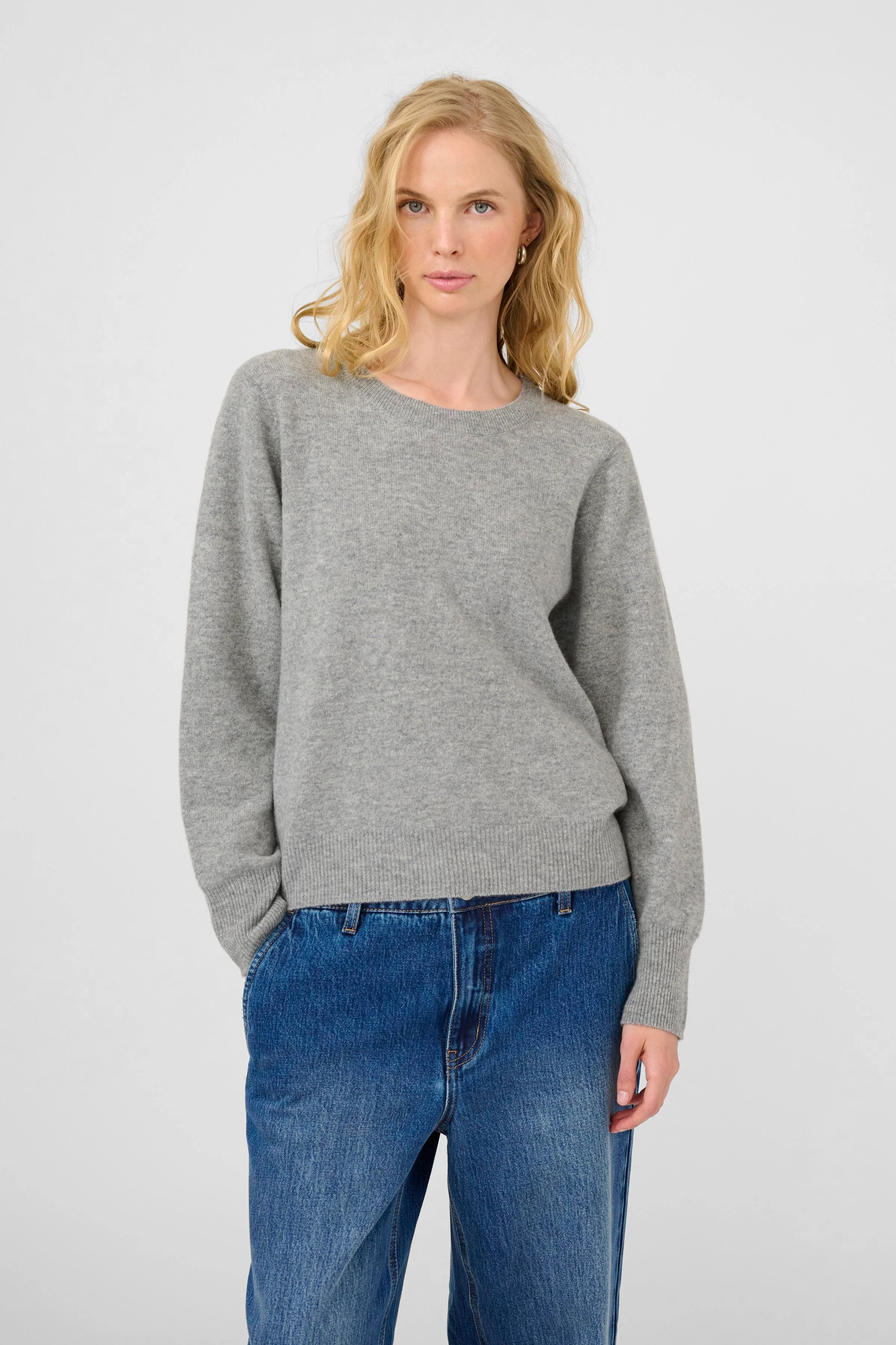 Karen by Simonsen KBAnemone O'Neck Medium Grey Melange - Image 5