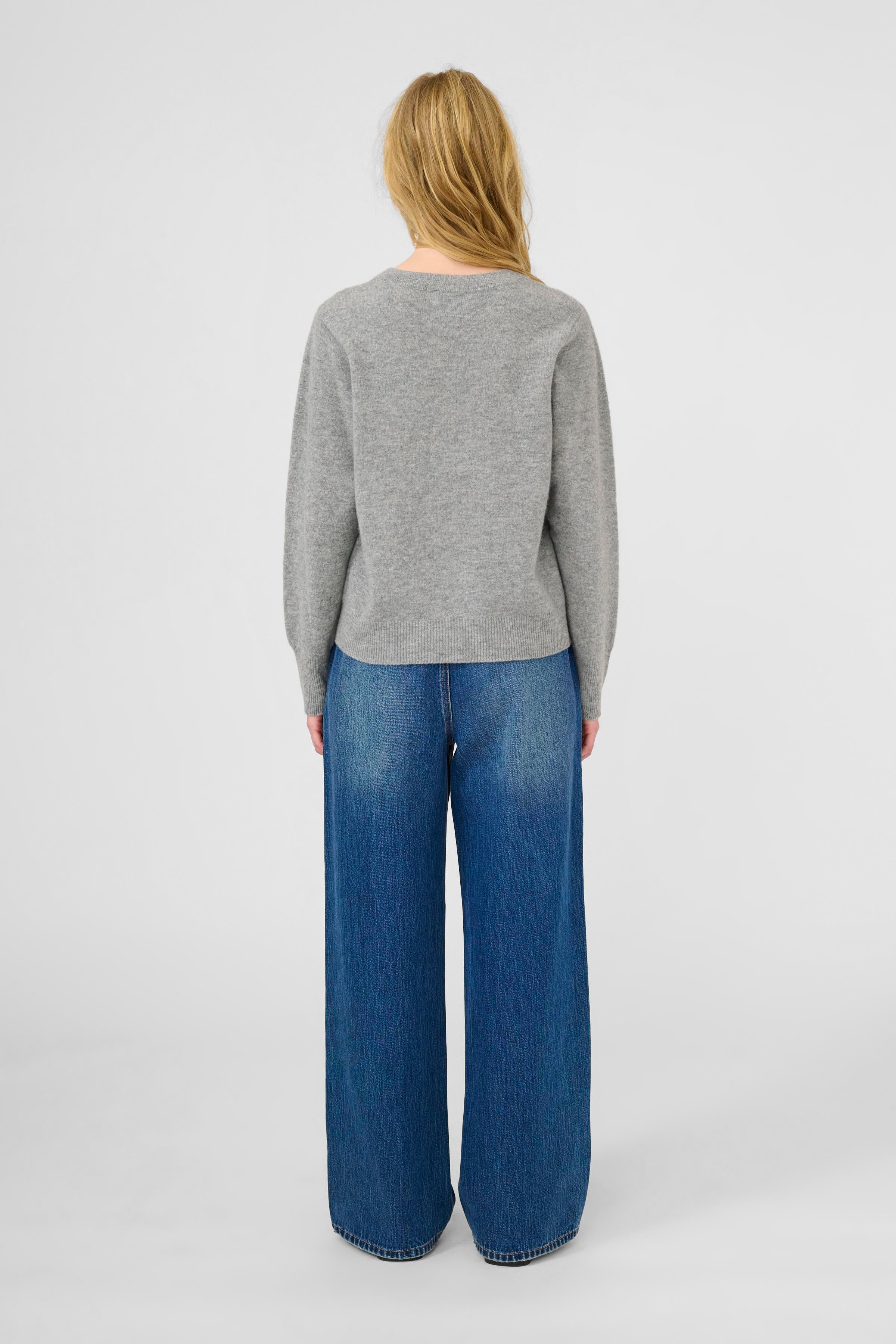 Karen by Simonsen KBAnemone O'Neck Medium Grey Melange - Image 8