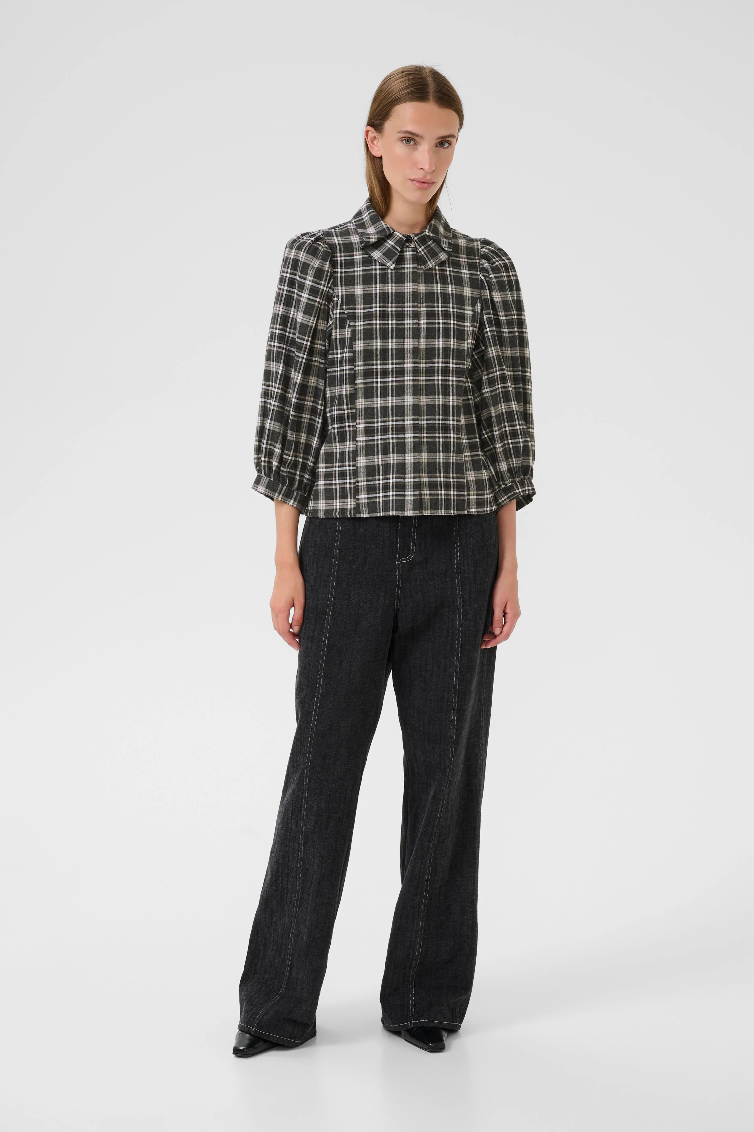 Karen by Simonsen KBBelis Frosty Blouse Thunderstorm Check - Image 5