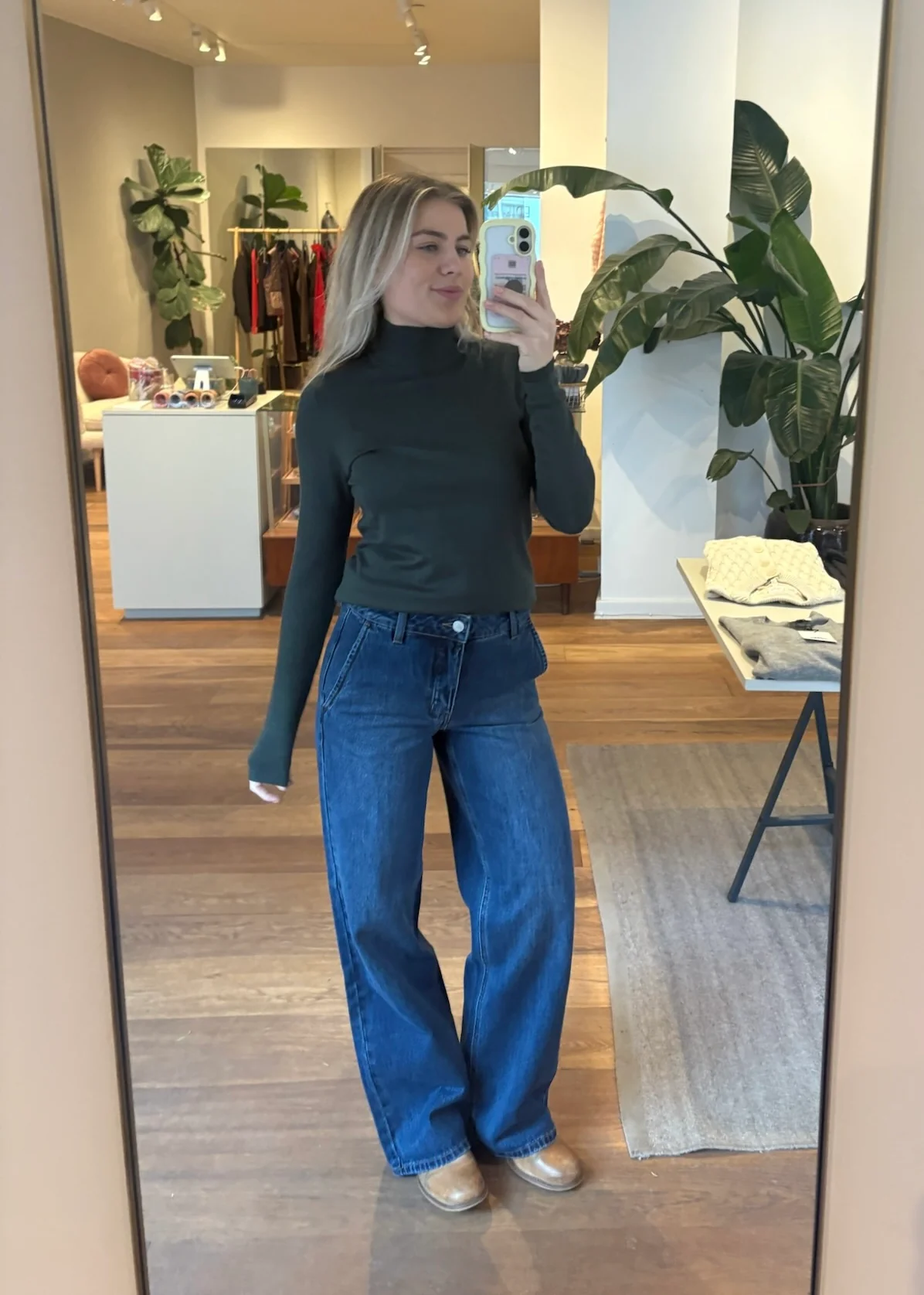 Karen by Simonsen KBBonnie Jeans Dark Blue Denim - Image 3