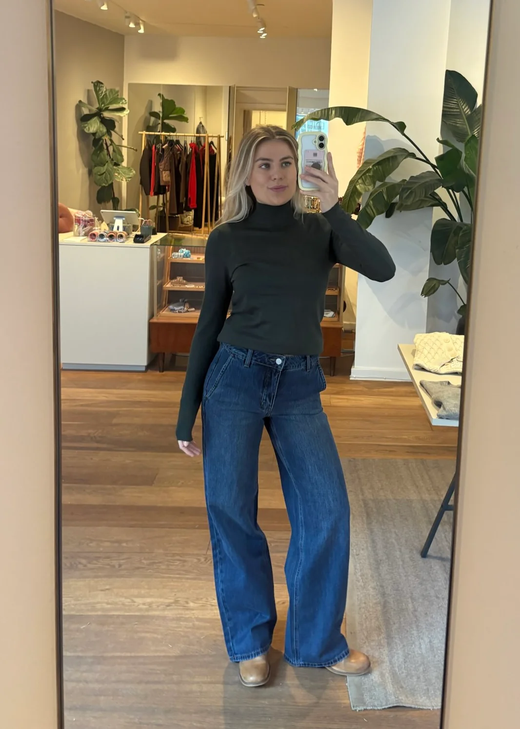 Karen by Simonsen KBBonnie Jeans Dark Blue Denim - Image 4