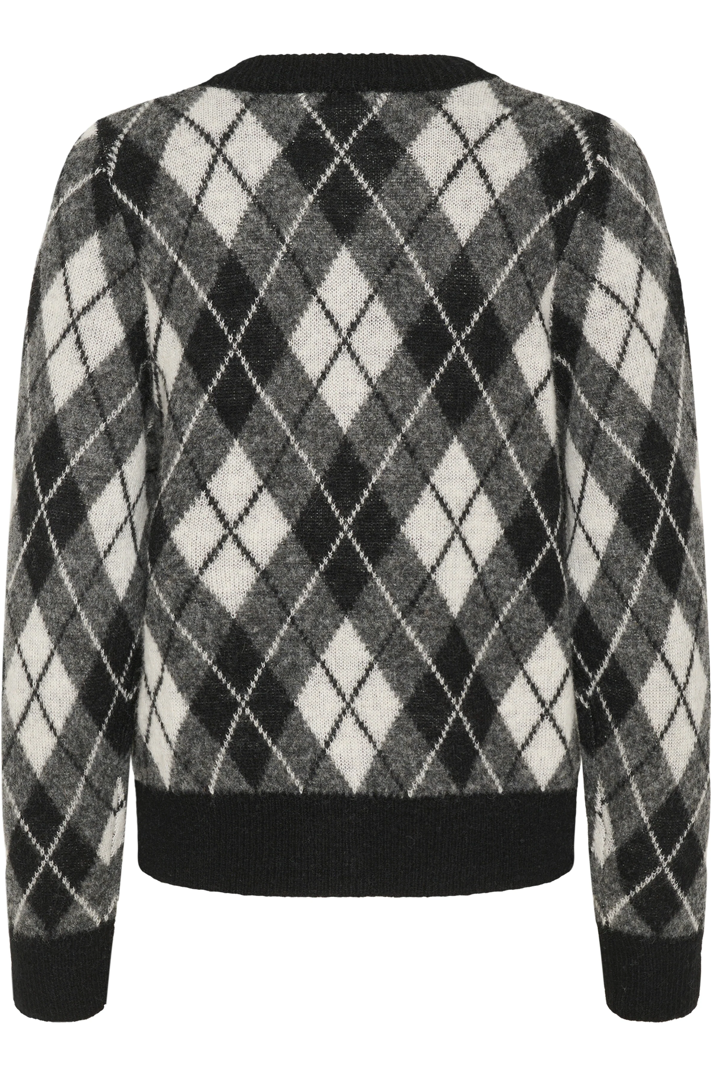 Karen by Simonsen KBConstantine Cardigan Black Harlequin - Image 6