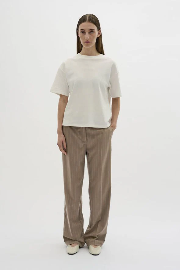 Karen by Simonsen KBMilano Stripe Pants Walnut - Image 2