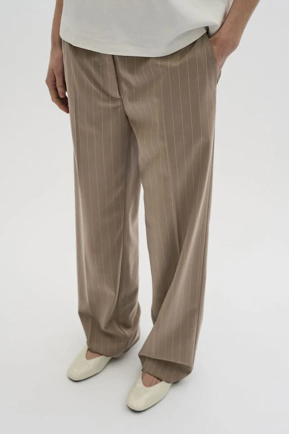 Karen by Simonsen KBMilano Stripe Pants Walnut - Image 4