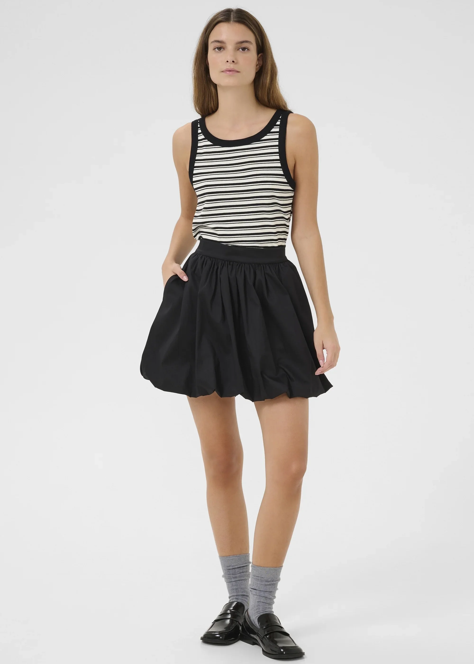 Karen By Simonsen KBOva Boat Top Ova Black Stripe - Image 2