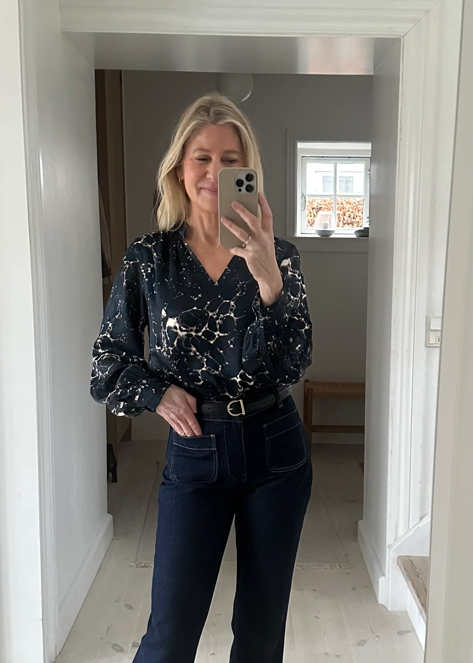 Karen By Simonsen Ronja Blouse Total Eclipse - Image 3