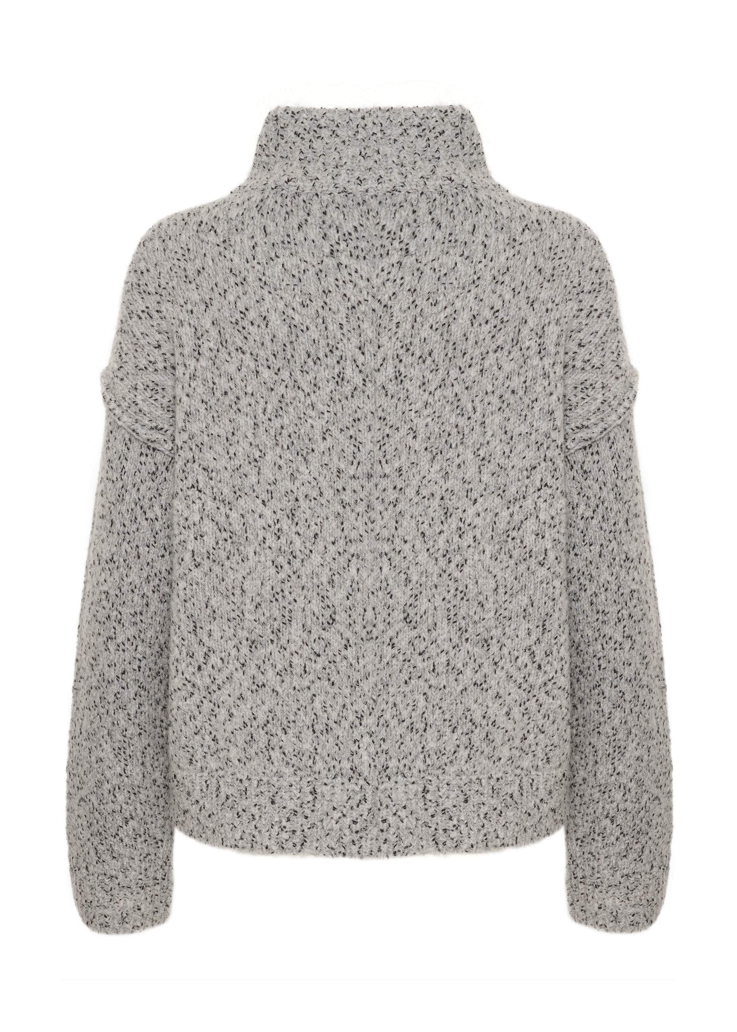 Karen by Simonsen KBSally Knit Grey Melange - Image 6