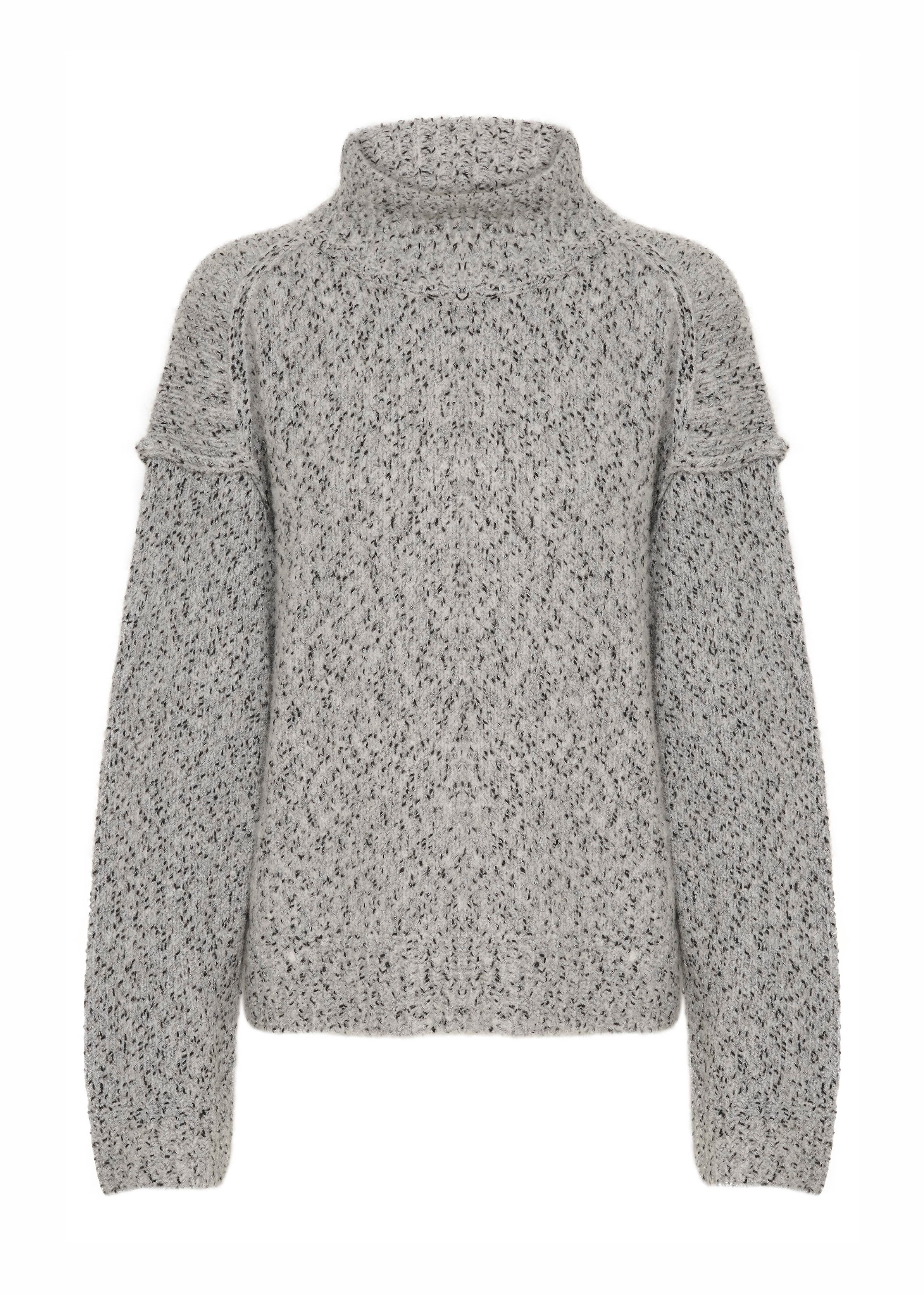 Karen by Simonsen KBSally Knit Grey Melange - Image 7