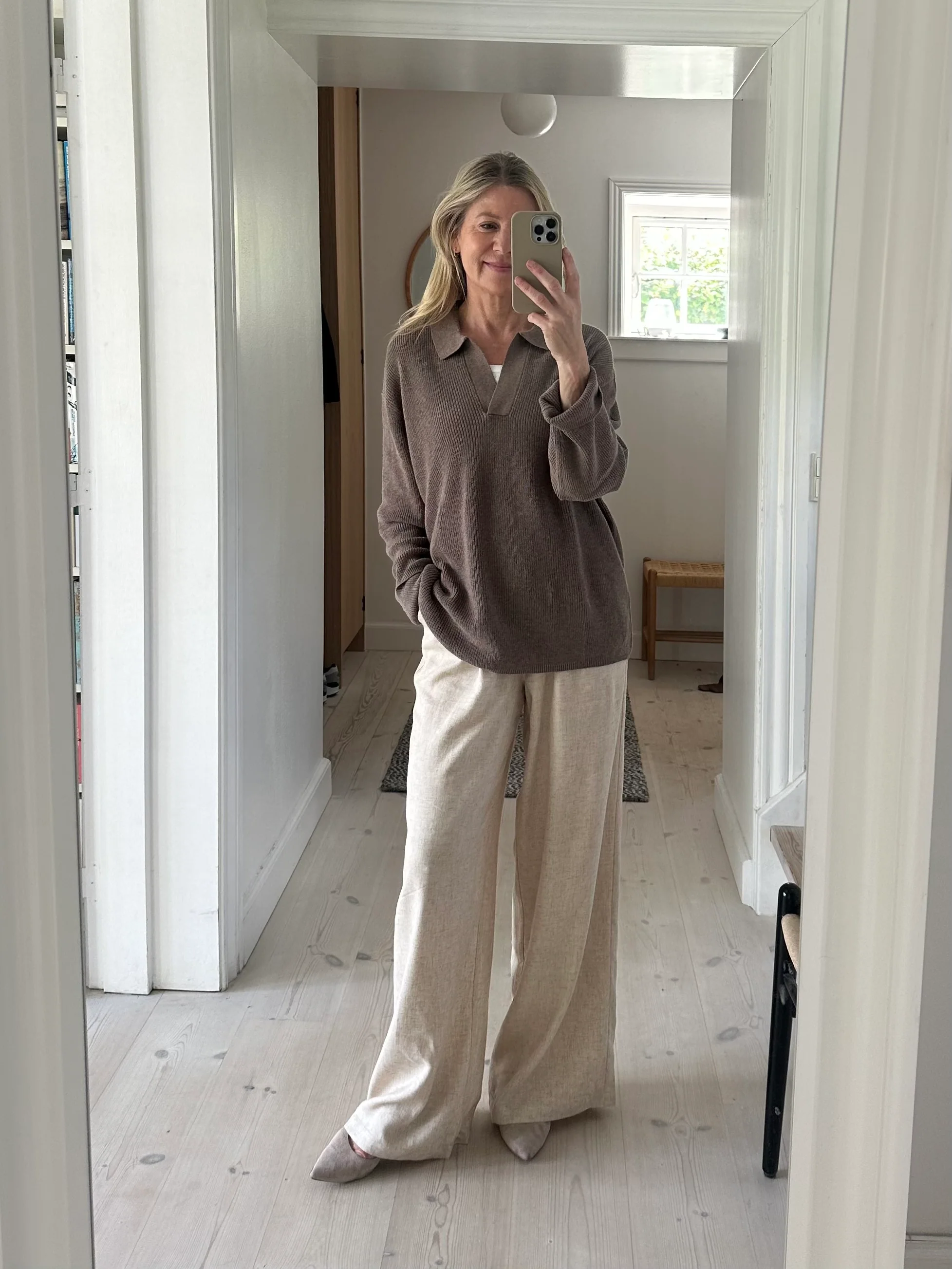 Karen By Simonsen KBVala Pants Natural Melange - Image 2