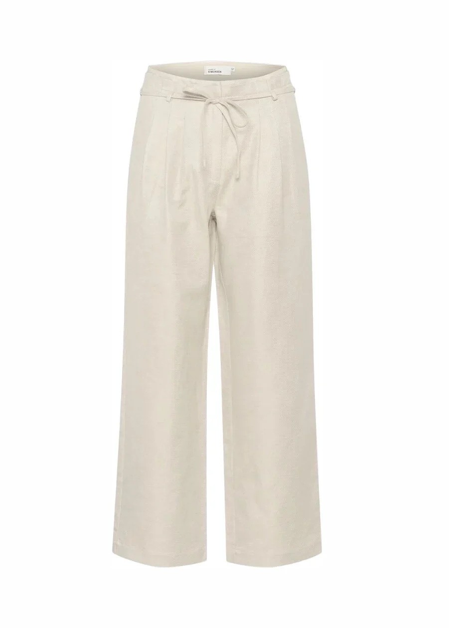 Karen by Simonsen KBVia Ro Pants Natural Melange - Image 8