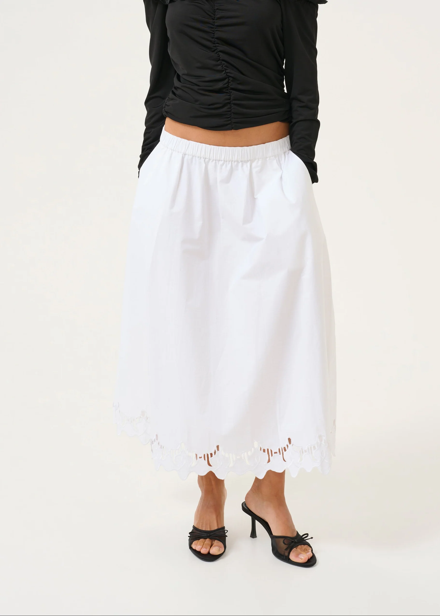 Karen By Simonsen KBvictoria Skirt Bright white - Image 3