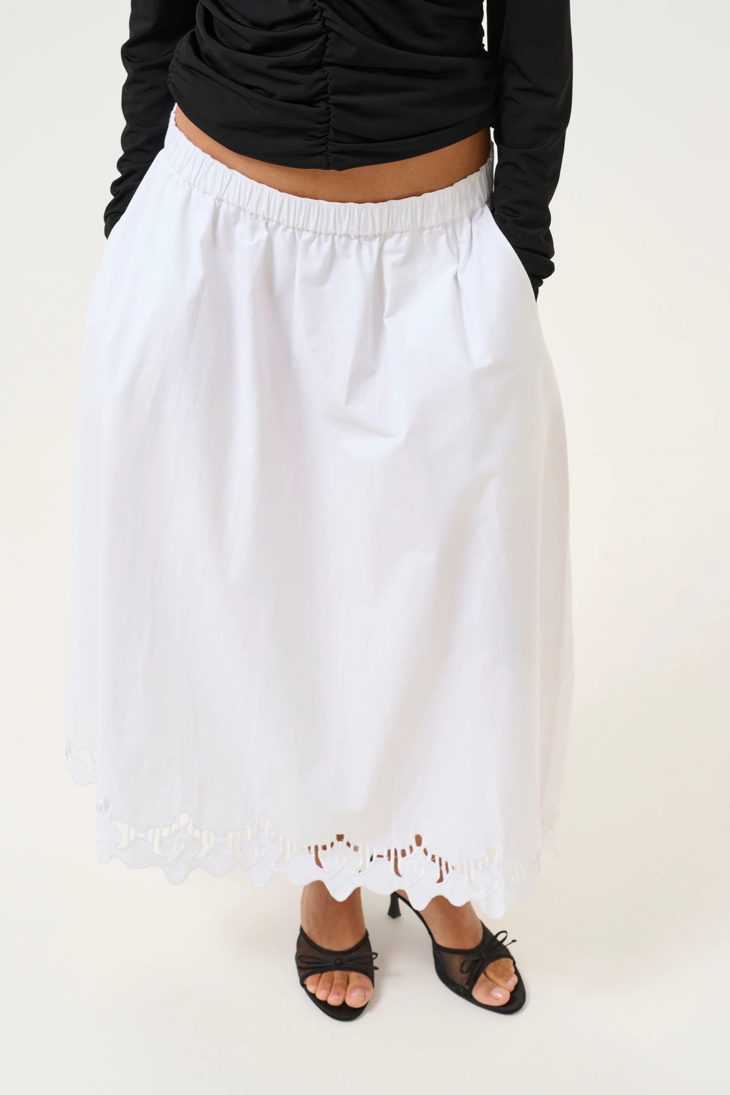 Karen By Simonsen KBvictoria Skirt Bright white - Image 4