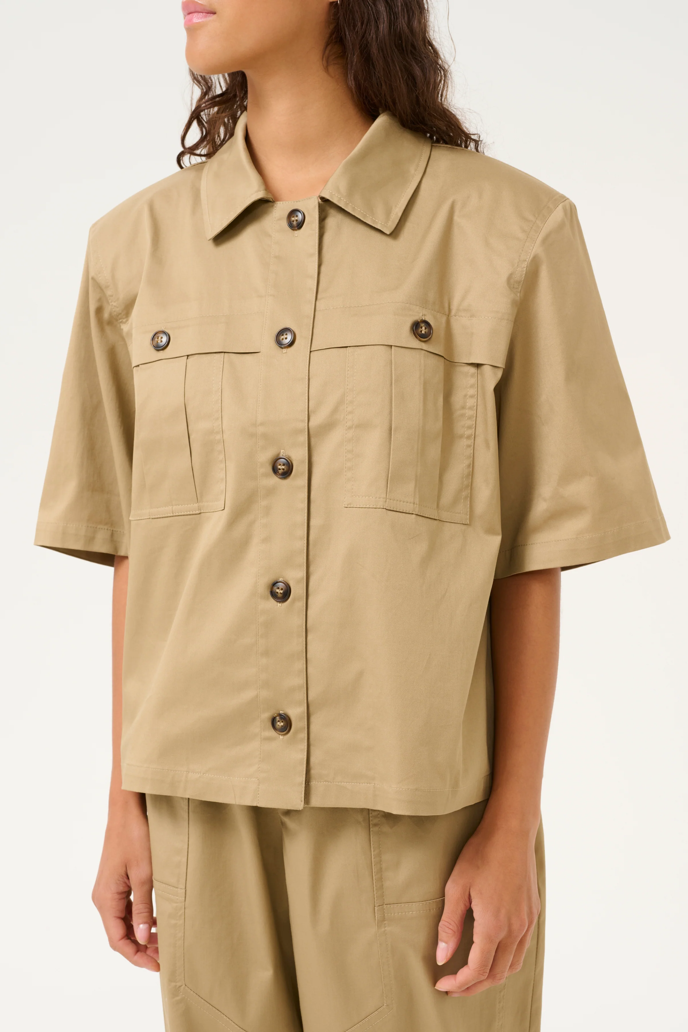 Karen By Simonsen KBVilma Shirt Chinchilla - Image 3