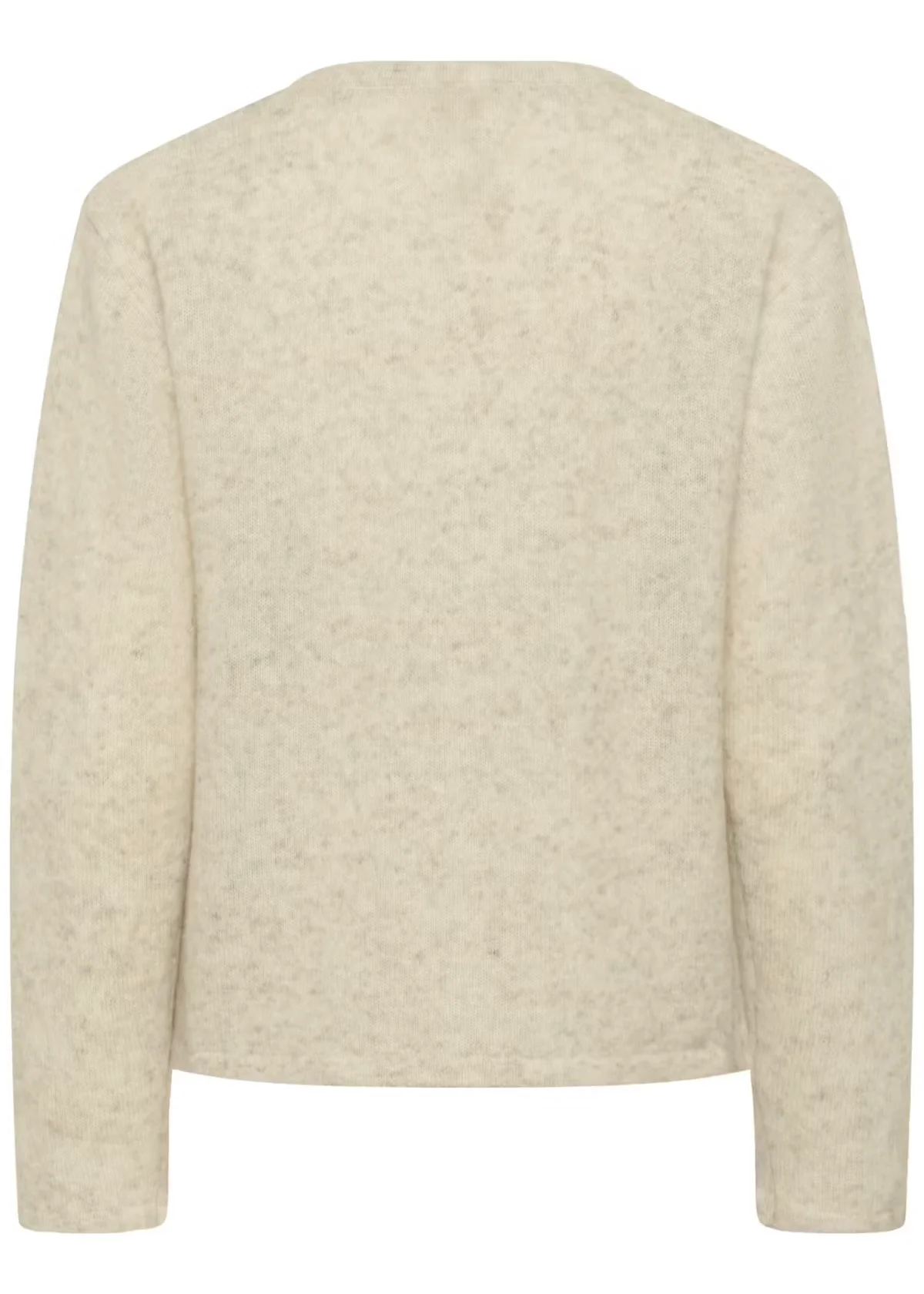 Karen by Simonsen KBZelda Round neck Cardigan Egret - Image 6