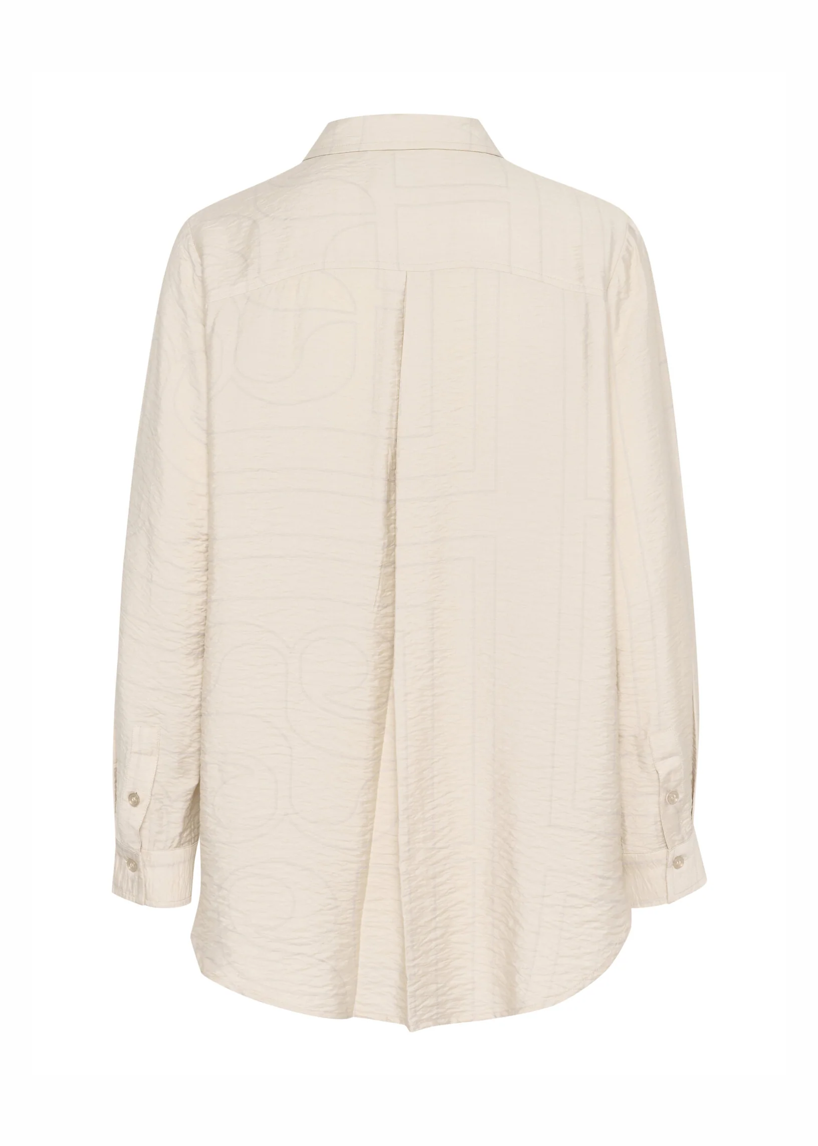 My Essential Wardrobe KellyMW Shirt Oatmeal AOP - Image 3