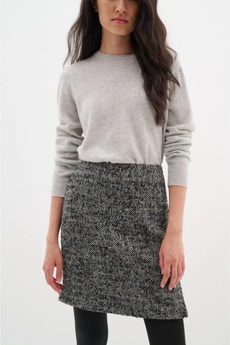 Inwear  KielaIW Skirt Black/White - Image 4