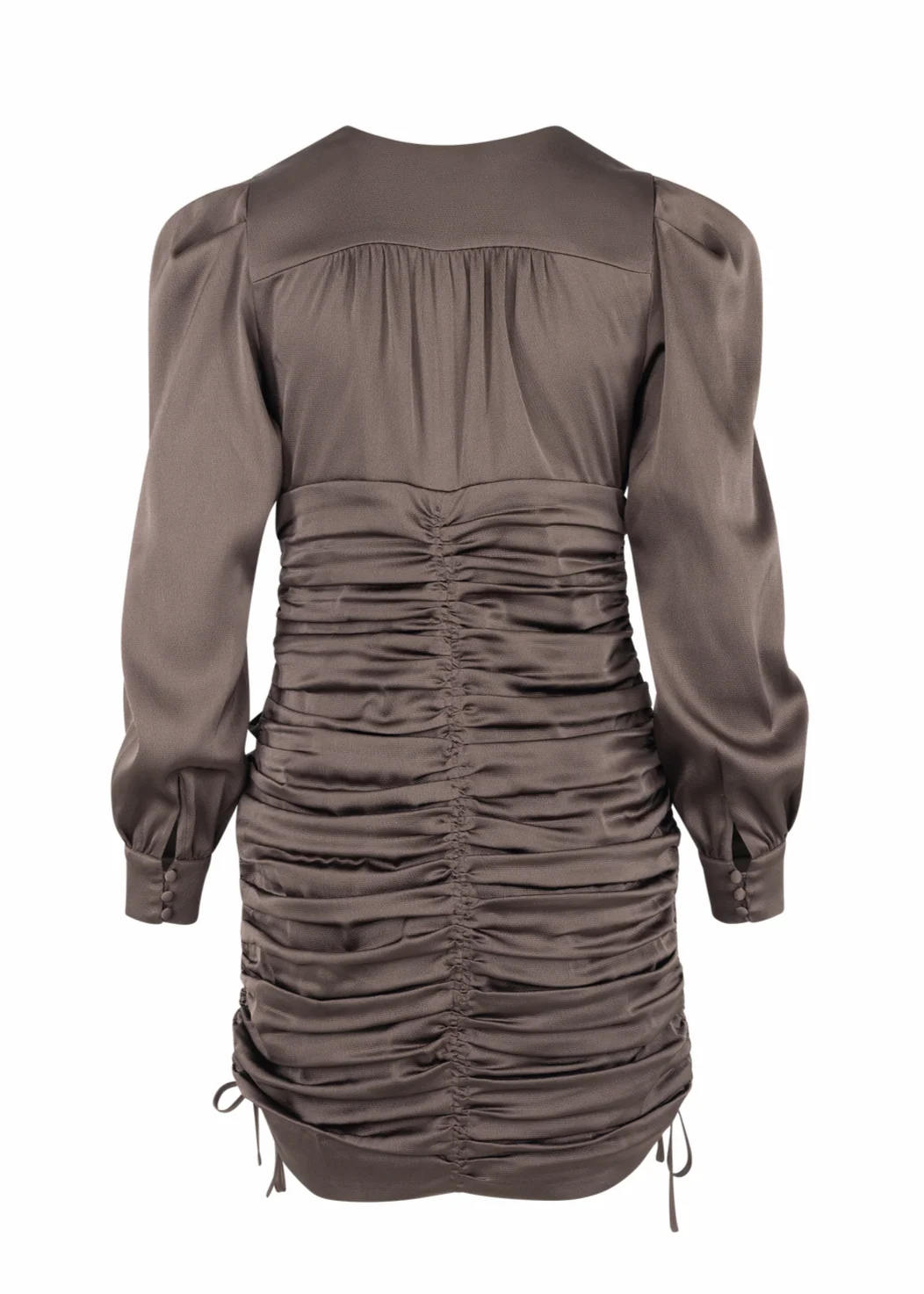 Urban Pioneers Kiki Dress Chocolate Brown - Image 6