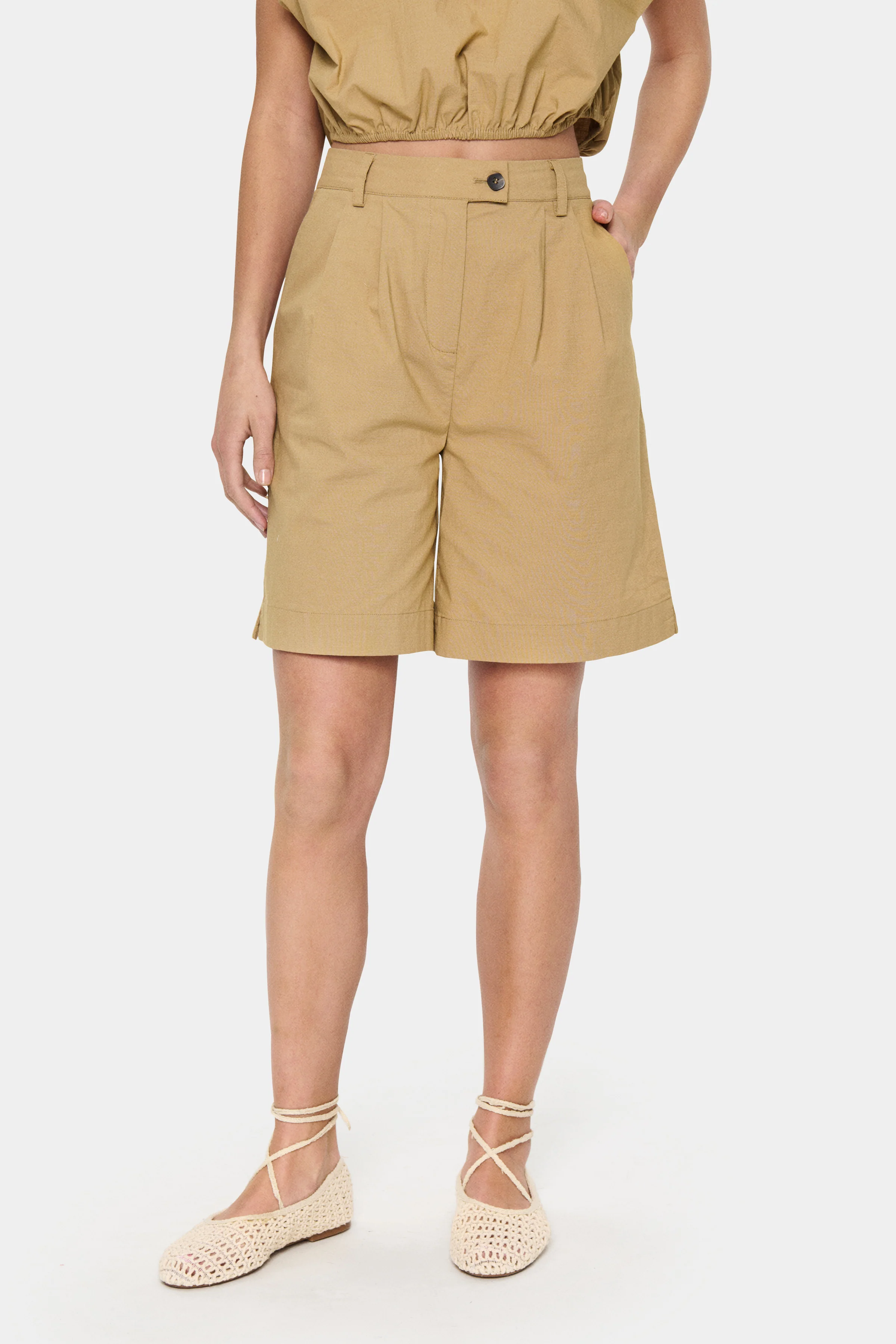 Saint Tropez KinsleySZ Short kelp sand - Image 5